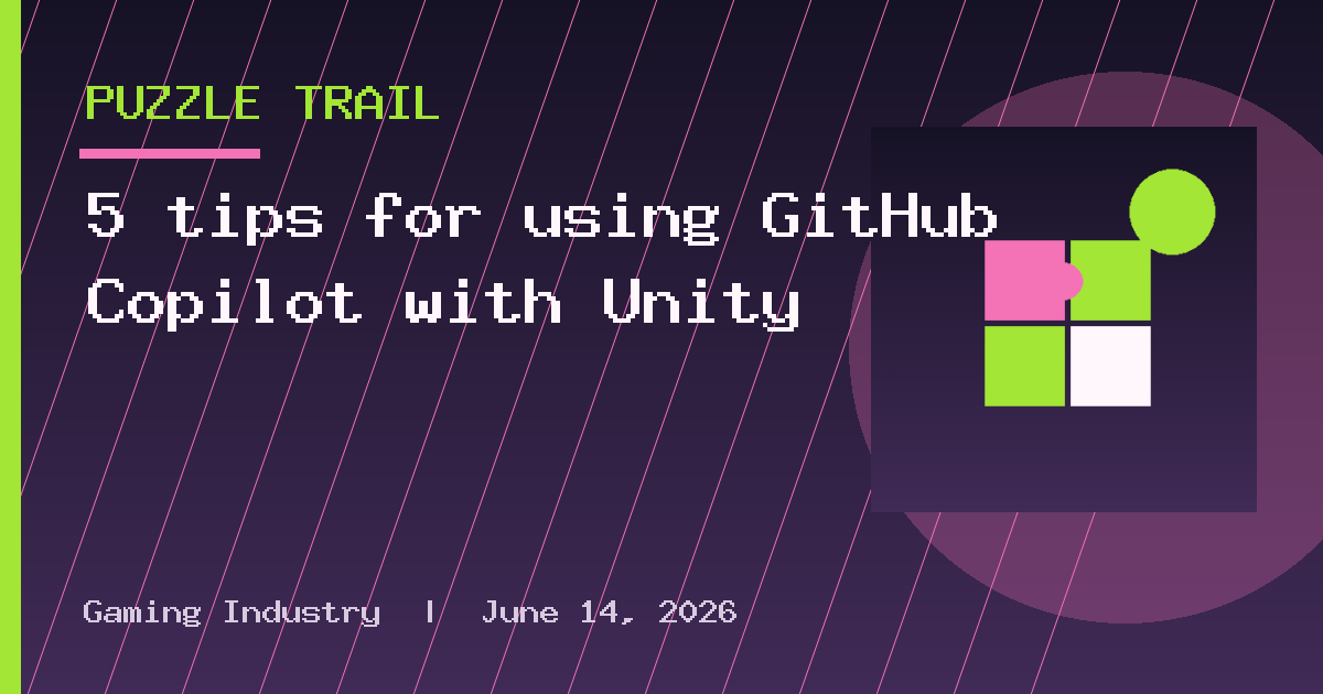 5 tips for using GitHub Copilot with Unity