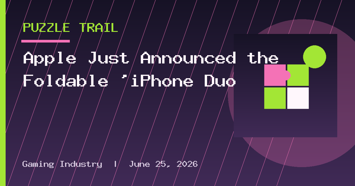 Apple Just Announced the Foldable 'iPhone Duo