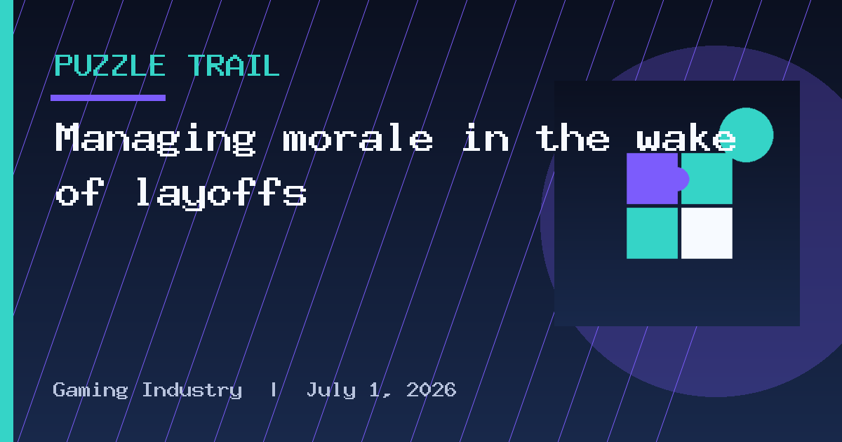 Managing morale in the wake of layoffs