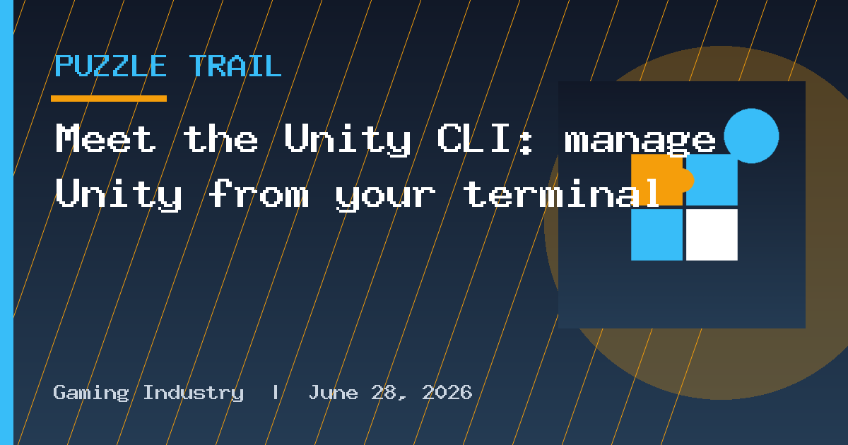 Meet the Unity CLI: manage Unity from your terminal
