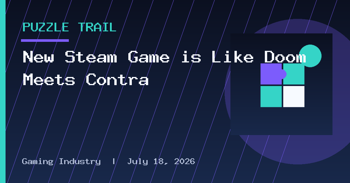 New Steam Game is Like Doom Meets Contra