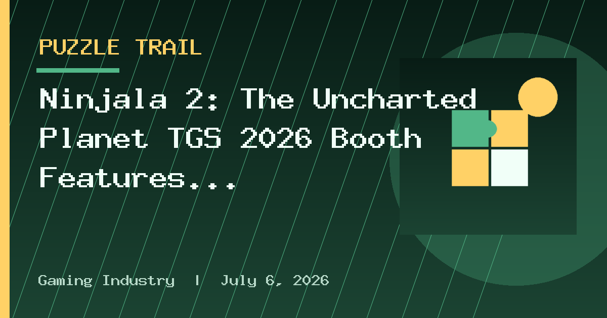 Ninjala 2: The Uncharted Planet TGS 2026 Booth Features 40 Demo Stations